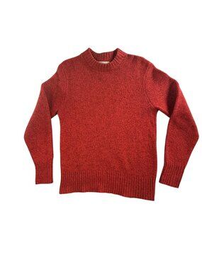 Vintage Winona Knits Sweater Mens Medium Red Crewneck Pullover Heavyweight USA